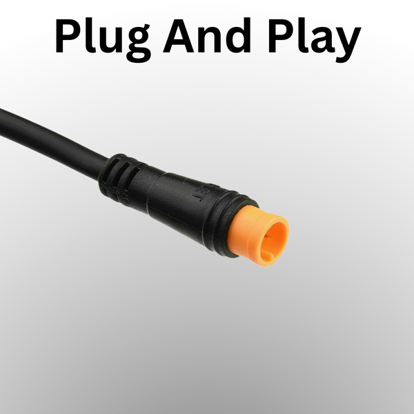 Lum1n Full Twist Throttle for E-Bike (3 Pin Julet) – Macfox Compatible – Surron Style Upgrade – Faster Response & Better Control