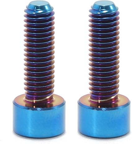 Burnt Blue Titanium Surron Throttle Bolts – Stylish Upgrade by Lum1n Throttles