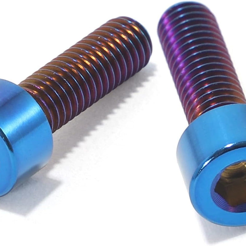 Burnt Blue Titanium Surron Throttle Bolts – Stylish Upgrade by Lum1n Throttles